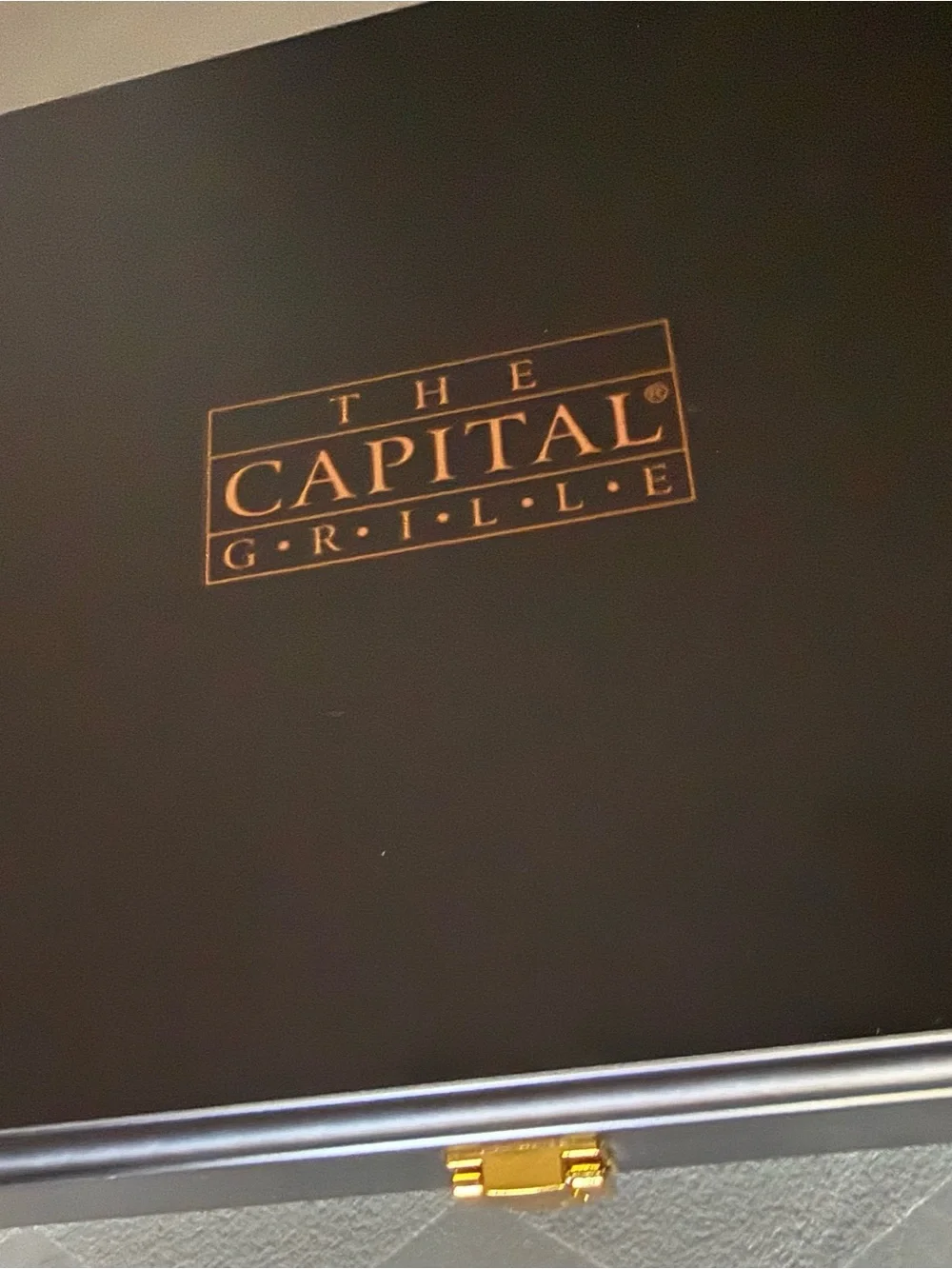 The Capital Grill Premium Black Handle Stainless Steel Steak Knife Set 4 Pieces